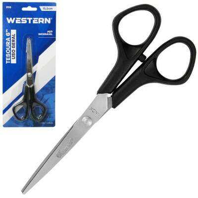TESOURA WESTERN 15CM